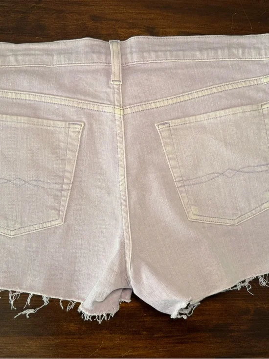 Lucky Brand The Cut Off Denim Shorts -Sz 14 -Lavender Purple - Picture 13 of 14